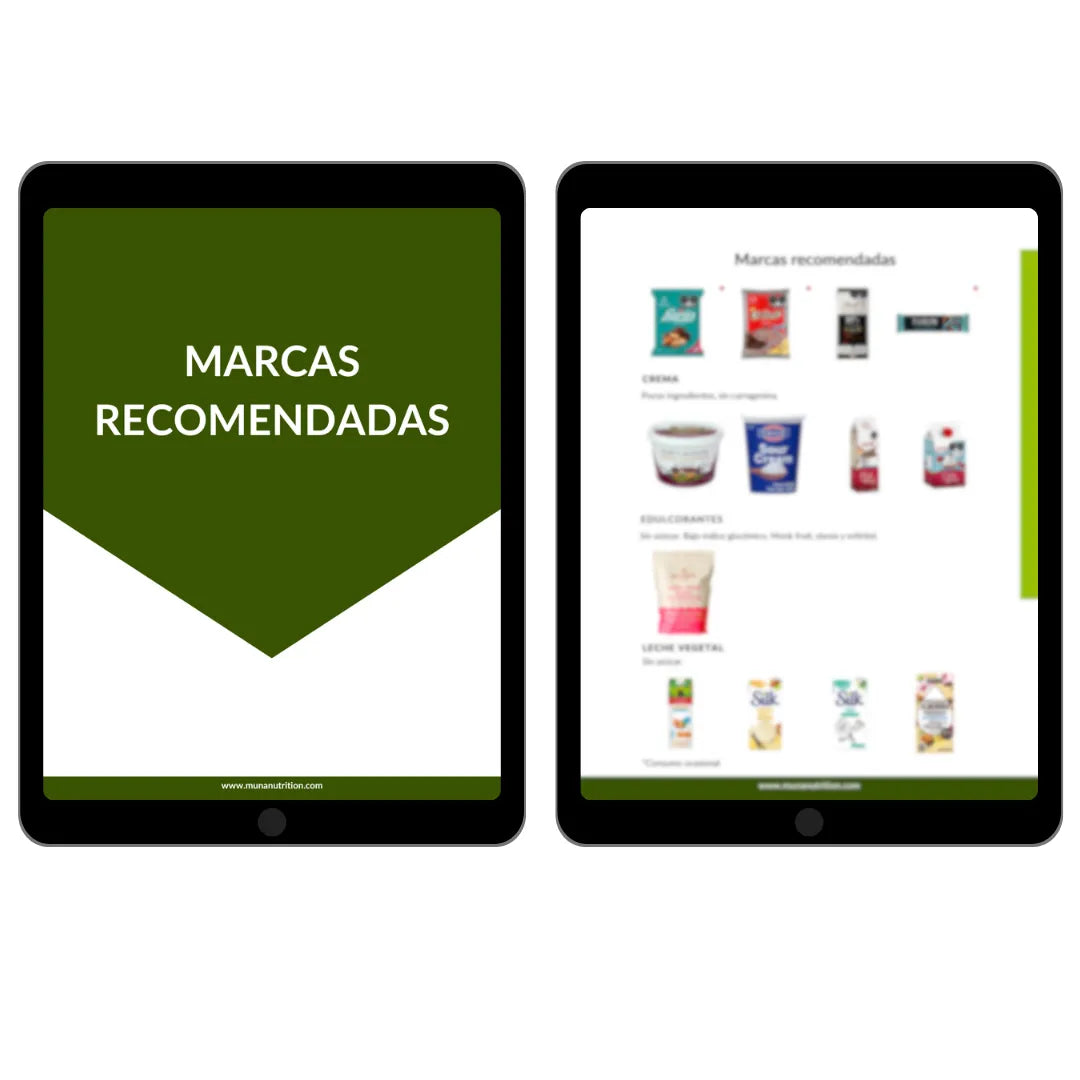 Foto de portada de la guia completa keto saludable mostrando las marcas recomendas