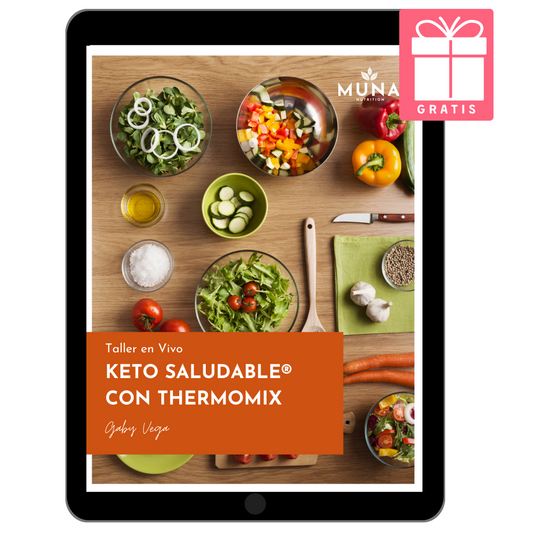 ebook taller keto saludable con thermomix de MUNA Nutrition